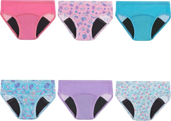 Hanes Girls Hanes Toddler Girls' Potty Trainer Briefs, 6-Pack