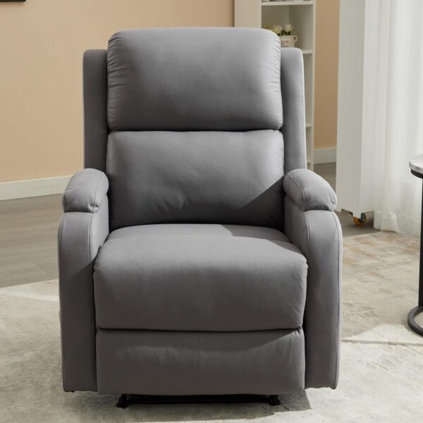 Lazy Boy Recliner Chairs for Adults,Leather Recliner Chair&Reclining Chair with Ajustable Backrest,Small Recliners for Small Spaces,Rocker Recliner&Lazy Boy Recliners,Manual,Havy Duty - Image 3