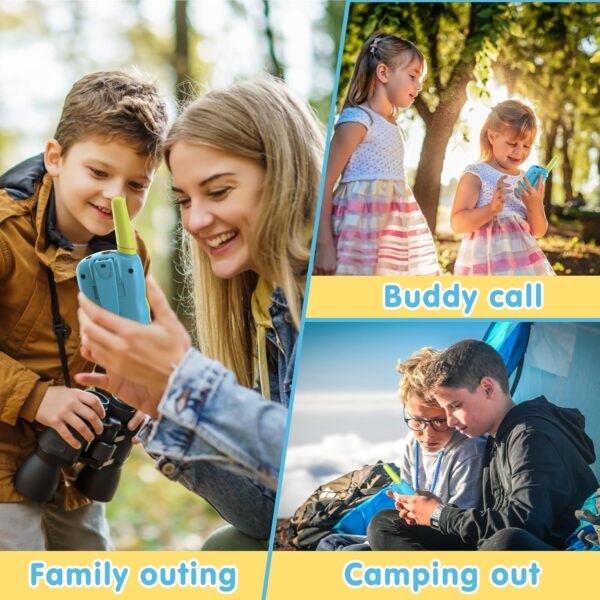 Selieve Toys for 3-12 Year Old Boys Girls, Easter Basket Stuffers, Walkie Talkies for Kids 22 Channels 2 Way Radio Toy with Backlit LCD Flashlight, 3 Miles Range for Outside, Camping, Hiking - Image 4