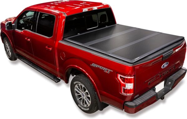 LEER ROLLITUP | Fits 2009-2018 Ram 1500 & 2019-2022 Ram Classic with 5.7’ Bed w/o Rambox | Soft Roll Up Truck Bed Tonneau Cover | 4R117 | Low-Profile, Sturdy, Easy 15-Minute Install (Black)