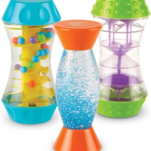 Learning Resources Sensory Trio Fidget Tubes, 3 Pieces, Ages 3+, fine Motor Skills, Sensory Toys for Toddlers,Children, Speech Therapy Materials, Fidget Toys, Sensory Tubes