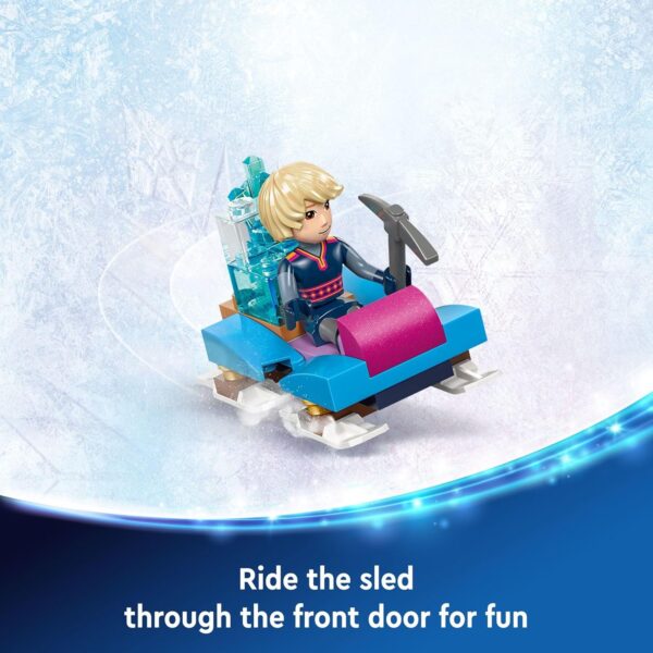 LEGO Disney Frozen Elsa’s Ice Palace Building Set for Kids, Princess Castle with Anna and Elsa Mini-Doll Figures, Disney Princess Toy Gift Idea for Girls, Boys and Movie Fans Ages 6 and Up, 43244 - Image 5