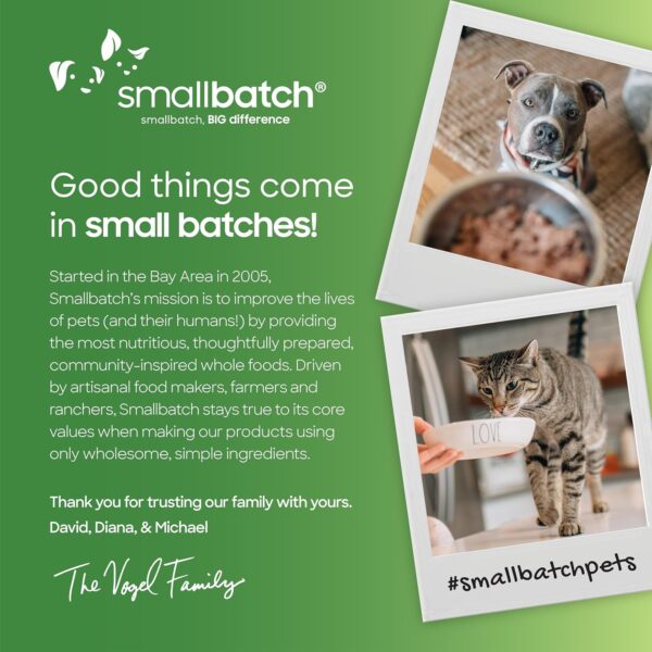 smallbatch Pets Cat Freeze Dried Meal Bites, Premium Raw Cat Food, Beef Recipe, 10 oz, Humanely Sourced Meat and Made in The USA - Image 3