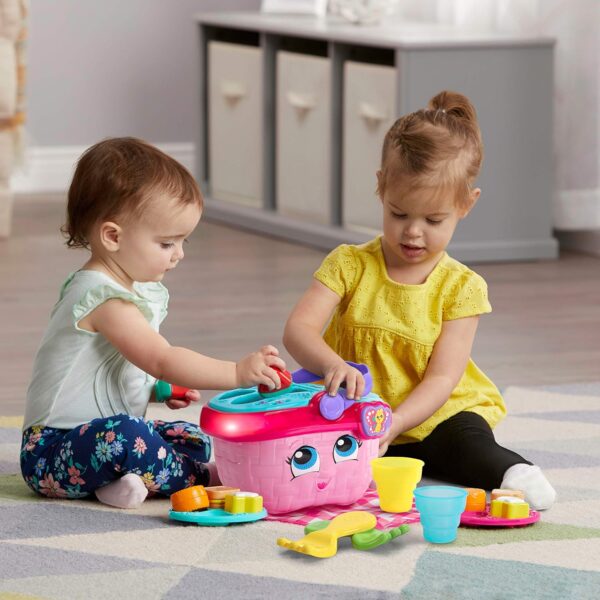 LeapFrog Shapes and Sharing Picnic Basket, Pink - Image 5