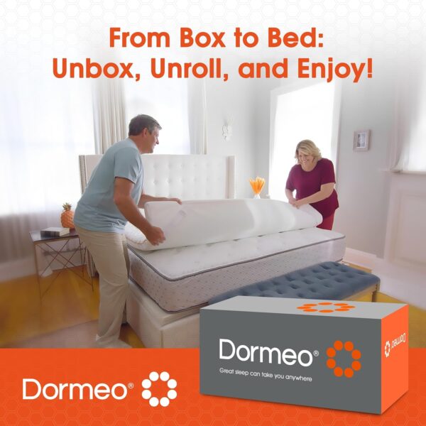 Dormeo Split King Mattress Topper - OctaspringⓇ Technology Premium Mattress Topper, Relieving Pressure Points and Optimal Back Support - Cooling Mattress Topper with Anti-Slip Bottom, 3 inch - Image 6