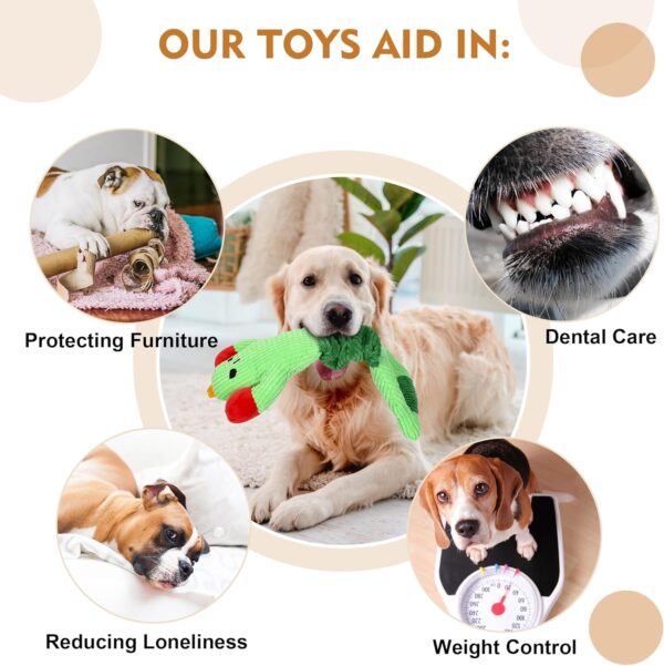 IOKHEIRA Dog Toys for Aggressive Chewers-Dog Toys for Large Dogs, Tough Durable Indestructible Dog Toys, Big Dog Chew Toys and Large Breeds (Large, Cactus) - Image 5