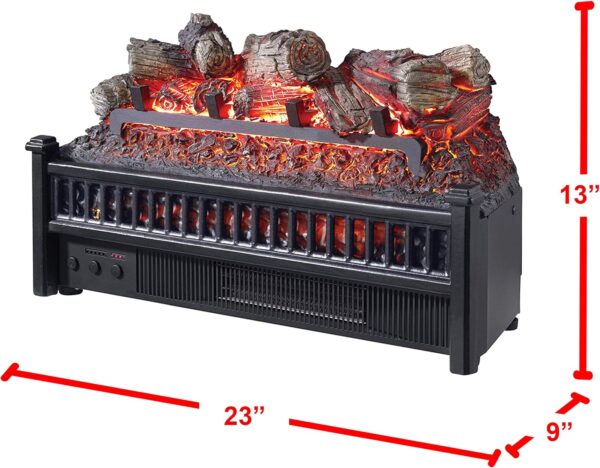 Pleasant Hearth LH-24 Electric Log Insert with Heater - Image 3