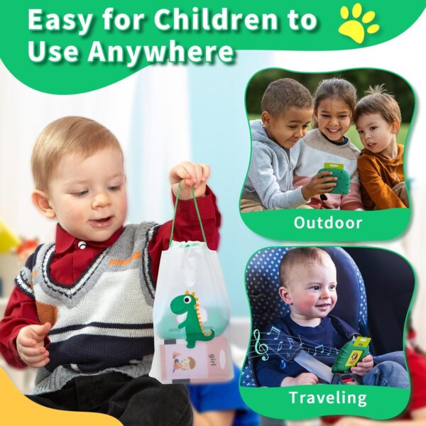 Toddler Toys Talking Flash Cards for 1 2 3 4 5 6 Year Old Boys and Girls, Autism Sensory Toys for Autistic Children, Learning Educational Montessori Speech Therapy 248 Sight Words Kids Gifts - Image 6
