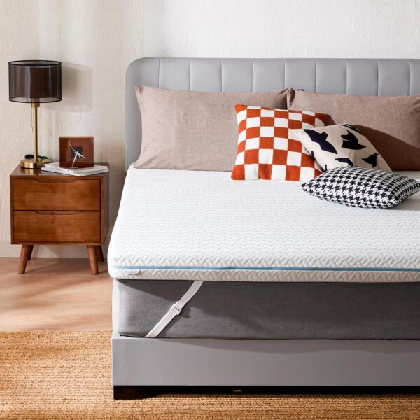 Dreamsmith 3 Inch Memory Foam Mattress Topper Full, Cooling Gel-Infused Bed Topper for Back Pain with Removable Soft Cover, CertiPUR-US Certified, Full