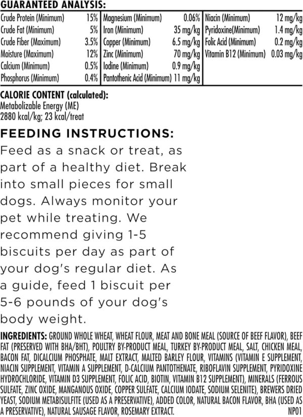 Milk-Bone Flavor Snacks Birthday Dog Treats, Small Biscuits, 36 Ounce Reusable Tin - Image 3