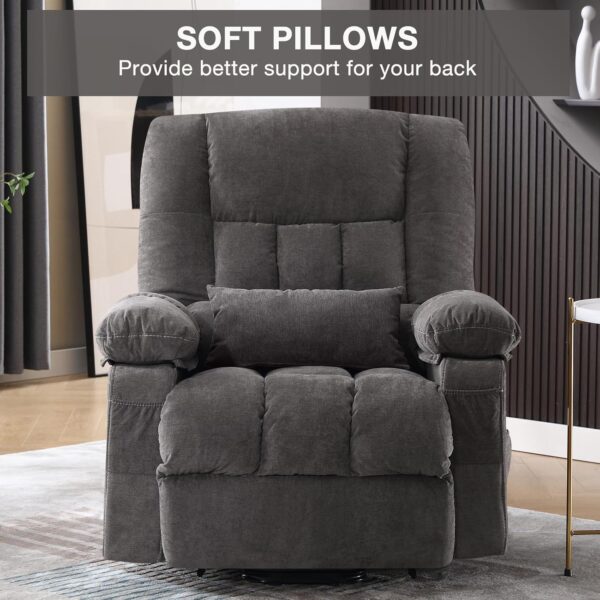 Power Lift Recliner Chair Recliners for Elderly with Heat and Massage Recliner Chair for Living Room with Infinite Position and Side Pocket,USB Charge Port - Image 5