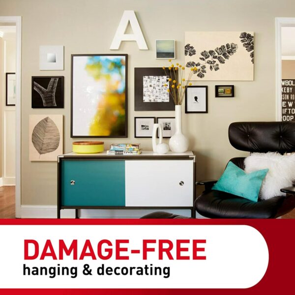 Command Picture Hanging Kit, Various Sized Picture Hanging Hooks and Strips to Hang Up to 15 Pictures, Indoor Use, Decorate Damage-Free,White - Image 6