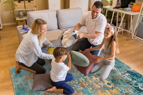 Lahome Modern Abstract Area Rugs 5x7, Large Washable Rugs for Living Room Soft Rugs for Bedroom, Colorful Non Slip Indoor Floor Throw Carpet for Apartment Bathroom Dining Room Hardwood Floor - Image 7