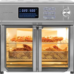 Kalorik MAXX® Digital Air Fryer Oven, 26 Quart, 10-in-1 Countertop Toaster Oven & Air Fryer Combo-21 Presets up to 500 degrees, Includes 9 Accessories & Cookbook