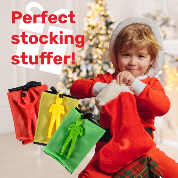 nutty toys Parachute Toys for Kids - Tangle Free Outdoor Flying Parachute Men, Best Small Outside Toys for 3 4 5 6 7 8 9 10 Year Old Top Christmas Stocking Stuffers Idea 2024 Unique Boy & Girl Gifts - Image 5