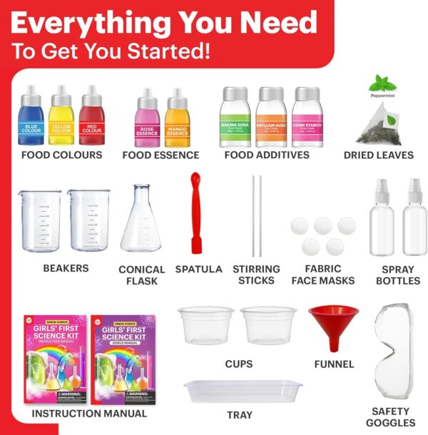 Doctor Jupiter Girls First Science Experiment Kit for Kids Ages 4-5-6-7-8| Birthday Gift Ideas for 4-8 Year Old Girls| STEM Learning & Educational Toys - Image 4