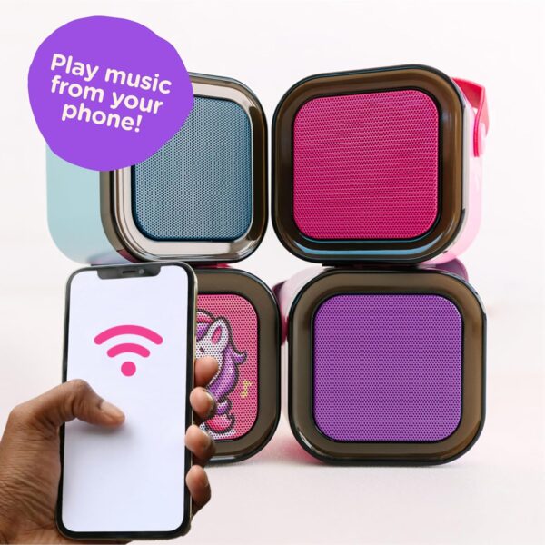 Move2Play Mini Karaoke Machine for Kids | Includes 20+ Kids Songs | Connect with Bluetooth | Kids Toy | Birthday Gift for 3, 4, 5, 6, 7, 8+ Year Old Girls and Boys - Image 3