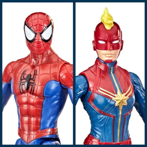 Marvel Titan Hero Series Action Figure Multipack, 6 Action Figures, 12-Inch Toys, Inspired By Marvel Comics, For Kids Ages 4 And Up (Amazon Exclusive) - Image 4