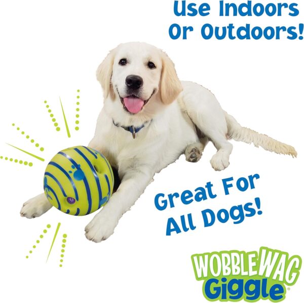Wobble Wag Giggle Ball, Interactive Dog Toy, Fun Giggle Sounds When Rolled or Shaken, Pets Know Best, As Seen On TV - Image 7