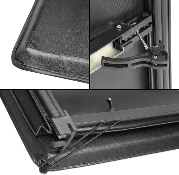 DNA MOTORING Truck Bed Soft Tri-Fold Adjustable Tonneau Cover Compatible with 07-21 Tundra 6.5' Bed, TTC-TRISOFT-053 - Image 4
