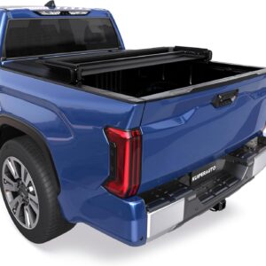 Soft Tri Truck Bed Tonneau Cover Compatible for 2024 Toyota Tacoma 5ft