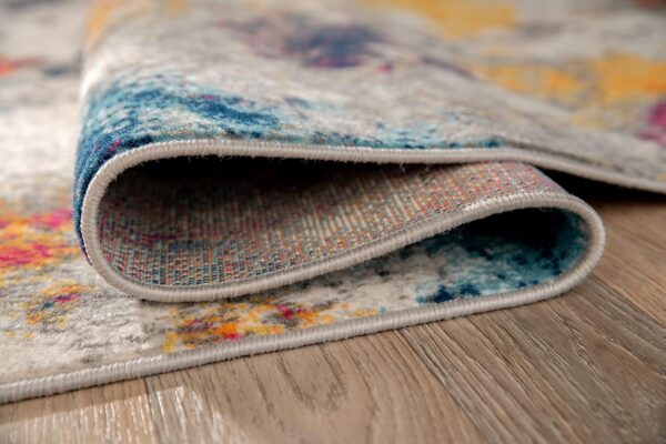 Rugshop Sky Collection Modern Abstract Area Rug 7'10" x 10' Multi - Image 5