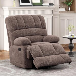 Oversized Swivel Rocker Recliner Chair for Living Room for Adults