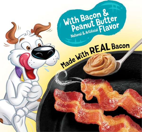 Purina Beggin' Strips With Real Meat Dog Treats, With Bacon and Peanut Butter Flavor - (Pack of 2) 26 oz. Pouches - Image 3