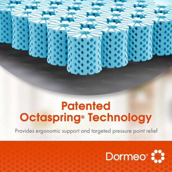 Dormeo Split King Mattress Topper - OctaspringⓇ Technology Premium Mattress Topper, Relieving Pressure Points and Optimal Back Support - Cooling Mattress Topper with Anti-Slip Bottom, 3 inch - Image 2