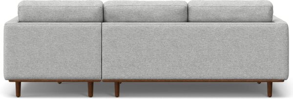 SIMPLIHOME Morrison Right, 102 inch - Sectional Sofa, Mist Grey - Image 6