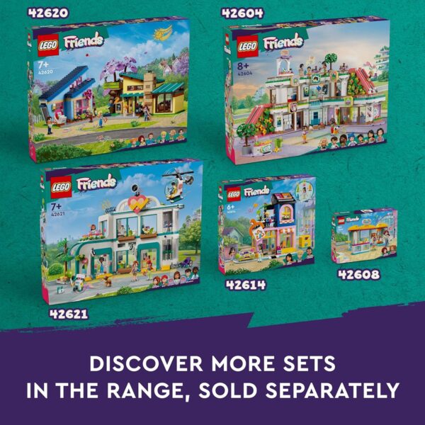 LEGO Friends Olly and Paisley's Family Houses Toy for Kids with 5 Mini-Doll Figures for Creative Play, Two-Story Home with Treehouse Toy, Dollhouse Toy Gift Idea for Girls and Boys Ages 7+, 42620 - Image 6