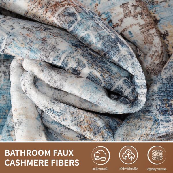 Area Rug 5x7 Rugs for Living Room 5x7 Abstract Rugs Washable Rugs 5 x 7 Modern Area Rugs Carpet for Bedroom Living Room Indoor Distressed Non Slip Non Sheeding Low Pile, Tan/Brown/Grey - Image 7