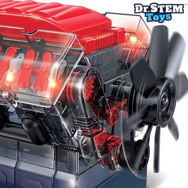Dr. STEM Toys V8 Model Engine - Image 6