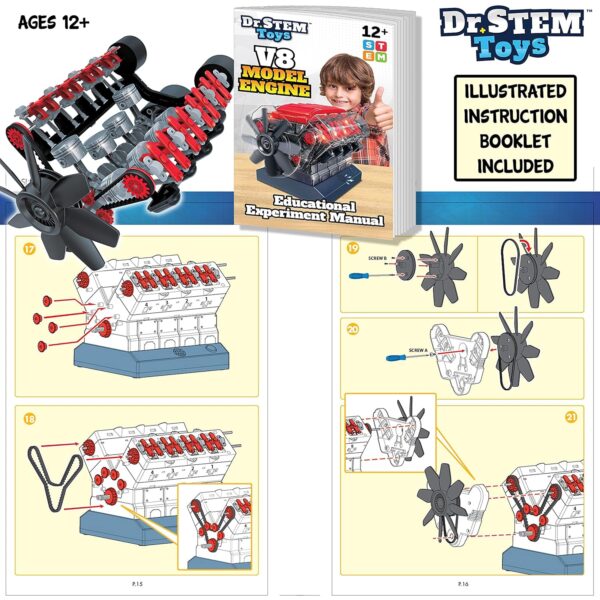 Dr. STEM Toys V8 Model Engine - Image 5