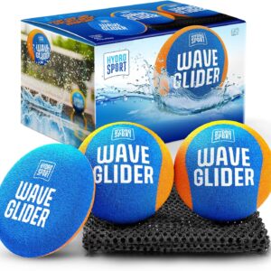 Skipping Water Balls - Pool Ball - Beach Toys for Kids Ages 8-12 - Beach Games - Lake Skip, Skee, Fly Swimming Game Adults, Boys, Teens, & Family - Pool Toys for Kids - Cool Fun Summer Water Toys