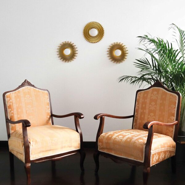 Gold Mirrors for Wall Pack of 3 - BONNYCO | Wall Mirrors for Room Decor & Home Decor | Gold Round Mirrors for Wall Decor | Circle Mirrors Modern Wall Decor Gifts for Women & Moms | Decorative Mirrors - Image 6