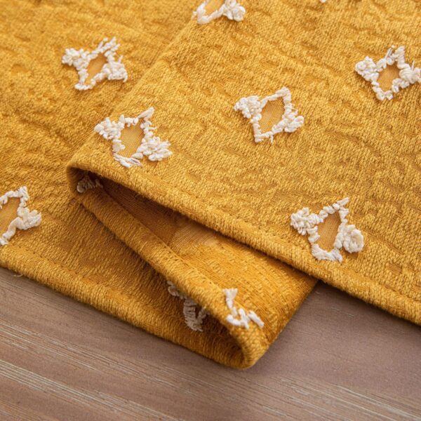Fall Table Runner Yellow, Autumn Thanksgiving Kitchen Dining Fall Runner for Table, Fall Decorations for Home Table Runners 108 inches Long - Image 4