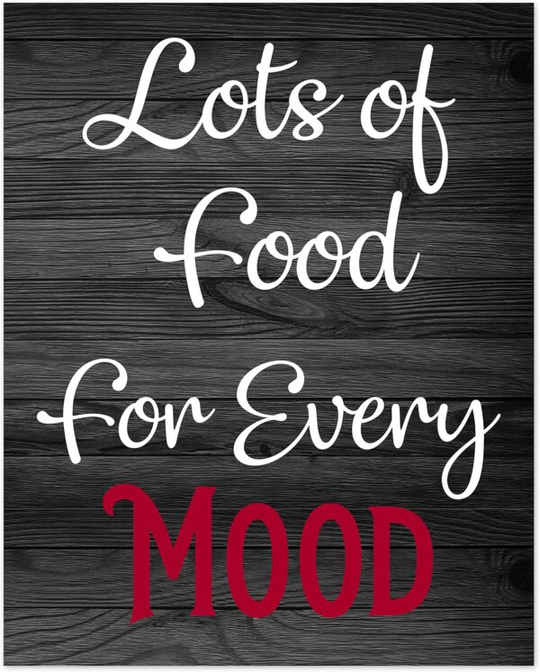Retro Vintage Inspirational Rules Wall Art for Dining Room Kitchen Cafe and Restaurant Decor Red Black and White Prints Posters Signs Sets Home Decorations Funny Sayings Quotes We Dance in This - Image 7