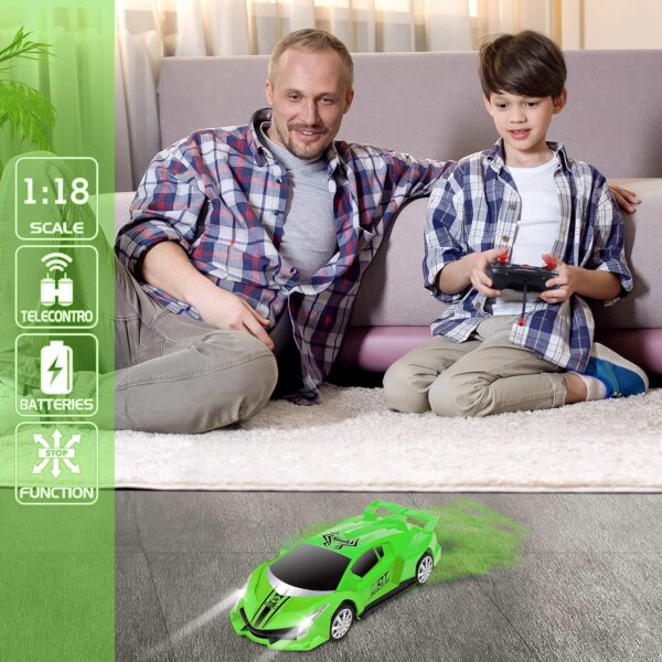 Remote Control Car, 2.4Ghz 1/18 Scale Model Racing Car Toys, RC Car for Kids and Boys with Cool Led Lights, Hobby RC Cars Toys for Age 3 4 5 6 7 8-12 Year Old Boys Girls Birthday Gifts - Image 7