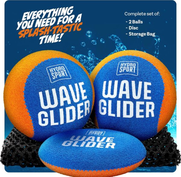 Skipping Water Balls - Pool Ball - Beach Toys for Kids Ages 8-12 - Beach Games - Lake Skip, Skee, Fly Swimming Game Adults, Boys, Teens, & Family - Pool Toys for Kids - Cool Fun Summer Water Toys - Image 3