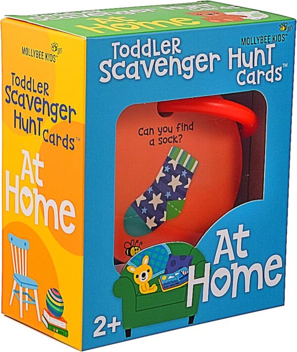 MOLLYBEE KIDS Toddler Scavenger Hunt Cards at Home, Toddler Activity, Ages 2, 3, Indoor Scavenger Hunt Game - Image 2