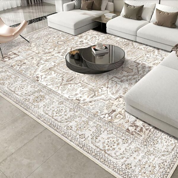 Washable 9x12 Area Rugs, Large Rugs for Living Room, Washable Rugs 9x12 for Bedroom Playroom Nursery Carpet Indoor - Image 2