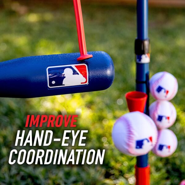 Grow-with-Me Kids Baseball Batting Tee + Stand Set for Youth + Toddlers - Youth Baseball, Softball + Teeball Hitting Tee Set for Boys + Girls - Image 4