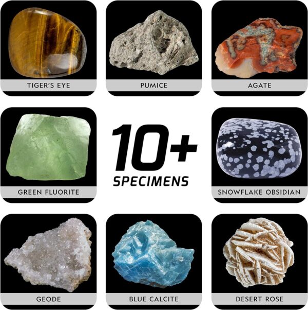 National Geographic STEM Science Kit - 15+ Experiments, Crystal Growing, Volcano Kit, Dig Kits & Gemstones for Kids - Amazon Exclusive - Image 3