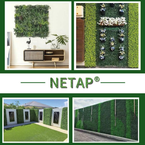 Artificial Grass Wall Panels Backdrop,10"x 10"(12Pcs) Faux Boxwood Panels for Outdoor Indoor Green Wall Decor,Party Wedding Garden Fence Decorations - Image 6