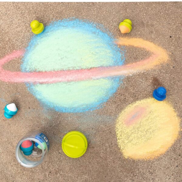 READY 2 LEARN Easy Grip Chalk - 6 Colors - 18m+ - Non-Toxic Toddler Sidewalk Chalk - Easiest to Hold - Refills Available - Image 5